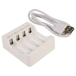 ANSMANN AG Akku-Ladegerät Basic IV + 4× AA 1300mAh^ Akku-ladegeräte