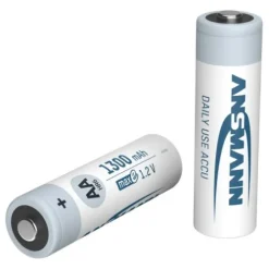 ANSMANN AG Akku-Ladegerät Basic IV + 4× AA 1300mAh^ Akku-ladegeräte