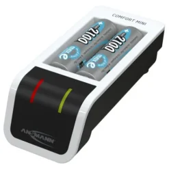 ANSMANN AG Akku-Ladegerät Comfort Mini + 2× AA 2100mAh^ Akku-ladegeräte