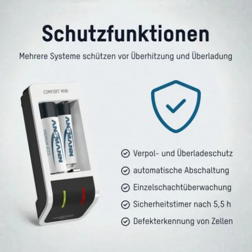 ANSMANN AG Akku-Ladegerät Comfort Mini^ Akku-ladegeräte