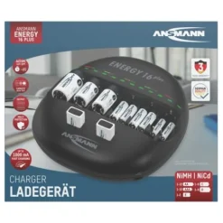 ANSMANN AG Akku-Ladegerät Energy 16 plus^ Akku-ladegeräte