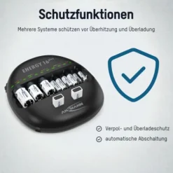 ANSMANN AG Akku-Ladegerät Energy 16 plus^ Akku-ladegeräte