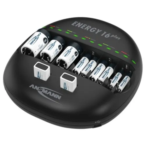 ANSMANN AG Akku-Ladegerät Energy 16 plus^ Akku-ladegeräte