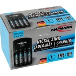 ANSMANN AG Akku-Ladegerät NiZn-Ladegerät^ Akku-ladegeräte
