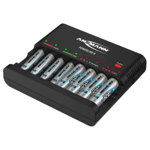 ANSMANN AG Akku-Ladegerät Powerline 8^ Akku-ladegeräte