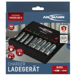 ANSMANN AG Akku-Ladegerät Powerline 8^ Akku-ladegeräte