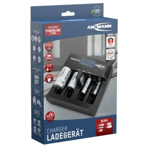 ANSMANN AG Akku-Ladegerät Powerline 5 Pro^ Akku-ladegeräte