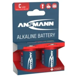 ANSMANN AG Alkaline Batterie Baby C / LR14 2er Papierblister^ Batterien