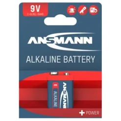 ANSMANN AG Alkaline Batterie Block E / 6LR61 1er Papierblister^ Batterien