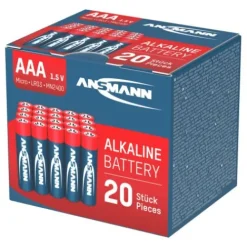 ANSMANN AG Alkaline Batterie Micro AAA / LR03 20er Box^ Batterien