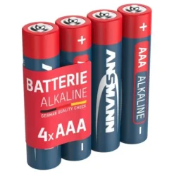 ANSMANN AG Alkaline Batterie Micro AAA / LR03 4er Papierblister^ Batterien