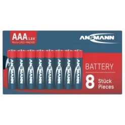 ANSMANN AG Alkaline Batterie Micro AAA / LR03 8er Karton^ Batterien