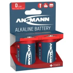ANSMANN AG Alkaline Batterie Mono D / LR20 2er Papierblister^ Batterien