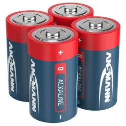 ANSMANN AG Alkaline Batterie Mono D / LR20 4er Karton^ Batterien