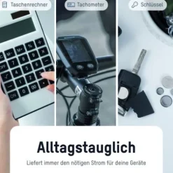 ANSMANN AG Alkaline Knopfzelle LR41 / LR736 / AG3^ Knopfzellen Batterien