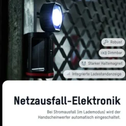 ANSMANN AG Arbeitsleuchte HS5R wiederaufladbar^ Handscheinwerfer