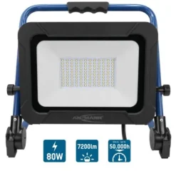 ANSMANN AG Arbeitsstrahler FL7200AC kabelgebunden 80 W^ Baustrahler
