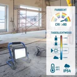 ANSMANN AG Arbeitsstrahler FL2400AC kabelgebunden 30 W^ Baustrahler