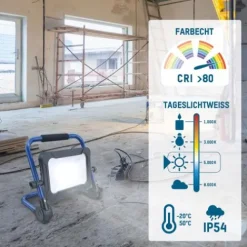 ANSMANN AG Arbeitsstrahler FL2400R wiederaufladbar 30 W^ Baustrahler