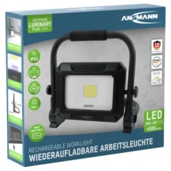 ANSMANN AG Arbeitsstrahler FL50W-R wiederaufladbar 50 W^ Baustrahler