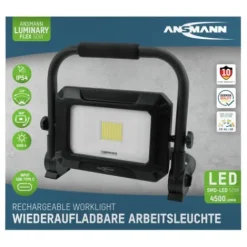 ANSMANN AG Arbeitsstrahler FL50W-R wiederaufladbar 50 W^ Baustrahler
