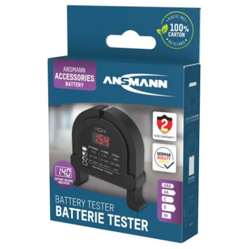 ANSMANN AG Batterie Tester^ Batterientester & Zubehör|Batterien