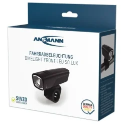 ANSMANN AG Bikelight Front-LED 50lx 2600mAh wiederaufladbar^ Fahrrad-lampen