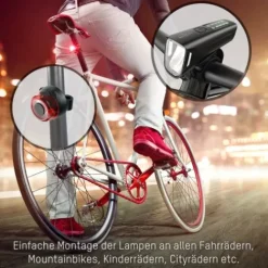 ANSMANN AG Bikelight-Set LED R wiederaufladbar^ Fahrrad-lampen