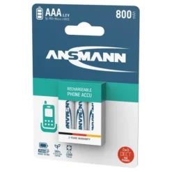 ANSMANN AG Dect NiMH Akku Micro AAA 800 mAh maxE 3er Blister^ Akkus
