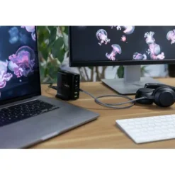 ANSMANN AG Desktop Charger mit Display DC5140PD 140W / 5 A / 140 W / 5 Port^ Usb-ladegeräte