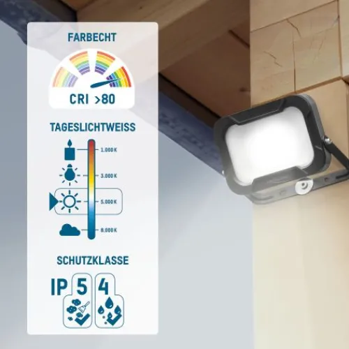 ANSMANN AG Flutlicht WFL800 kabelgebunden 10 W^ Flutlichter