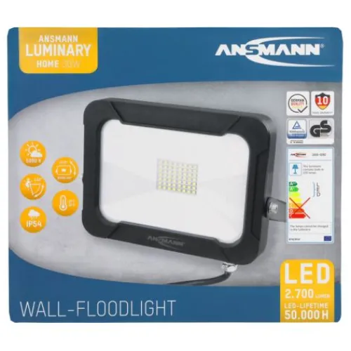 ANSMANN AG Flutlicht WFL2400 kabelgebunden 30 W^ Flutlichter