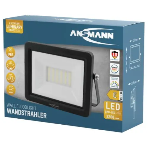ANSMANN AG Flutlicht WFL20W kabelgebunden 20 W^ Flutlichter
