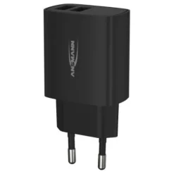 ANSMANN AG Home Charger HC212 schwarz / 2,4 A / 12 W / 2 Port^ Usb-ladegeräte