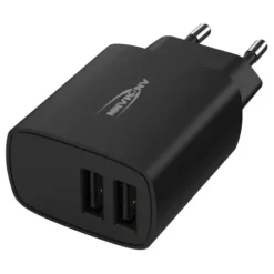 ANSMANN AG Home Charger HC212 schwarz / 2,4 A / 12 W / 2 Port^ Usb-ladegeräte