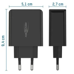 ANSMANN AG Home Charger HC430 schwarz / 6 A / 30 W / 4 Port^ Usb-ladegeräte
