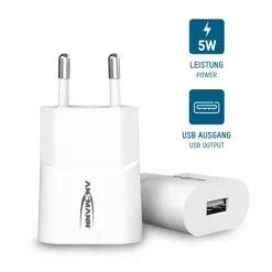 ANSMANN AG Home Charger HC105 weiß / 1 A / 5 W / 1 Port^ Usb-ladegeräte