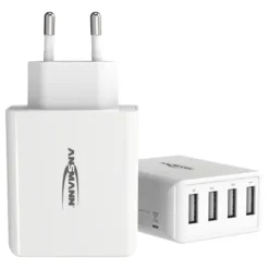 ANSMANN AG Home Charger HC430 weiß / 6 A / 30 W / 4 Port^ Usb-ladegeräte