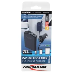 ANSMANN AG In-Car Charger 496 / 9,6 A / 48 W / 4 Port^ Usb-ladegeräte