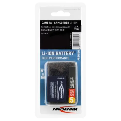 ANSMANN AG Kamera-Akku A- Pan BCG 10 E^ Kamera-akkus