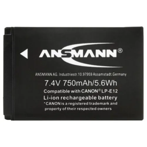 ANSMANN AG Kamera-Akku A-Can LP-E12^ Kamera-akkus