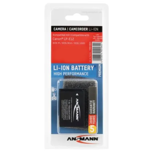 ANSMANN AG Kamera-Akku A-Can LP-E12^ Kamera-akkus