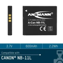 ANSMANN AG Kamera-Akku A-Can NB 11 L^ Kamera-akkus