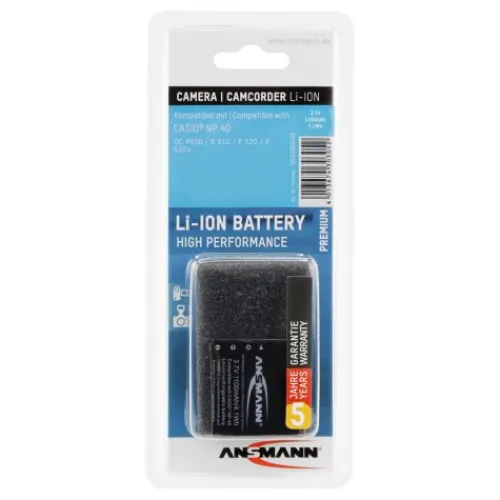 ANSMANN AG Kamera-Akku A-Cas NP 40^ Kamera-akkus