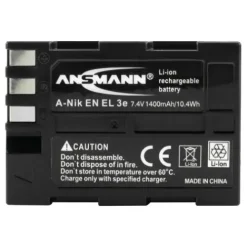 ANSMANN AG Kamera-Akku A-Nik EN EL 3e^ Kamera-akkus