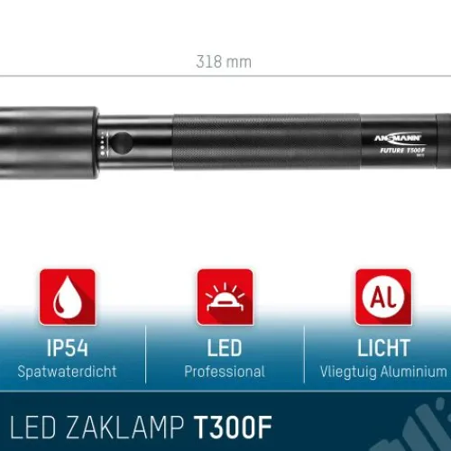 ANSMANN AG LED Taschenlampe Future T500F batteriebetrieben^ Taschenlampen