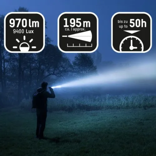 ANSMANN AG LED Taschenlampe Future T500F batteriebetrieben^ Taschenlampen