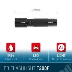 ANSMANN AG LED Taschenlampe Future T200F batteriebetrieben^ Taschenlampen