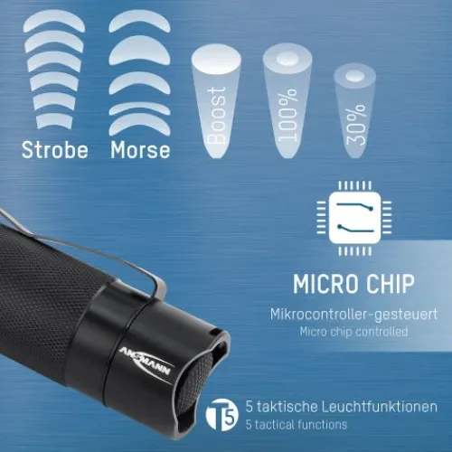 ANSMANN AG LED Taschenlampe M350F batteriebetrieben^ Taschenlampen