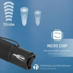 ANSMANN AG LED Taschenlampe M100F batteriebetrieben^ Taschenlampen